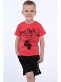 Jungen-T-Shirt mit Korallenaufdruck NDZ4489 – Online-Shop – Boutique